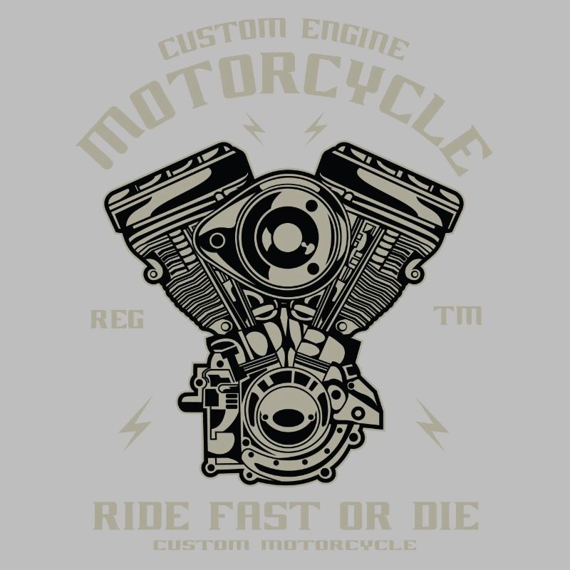 Conversion de moteur de moto Chopper Custom Engine