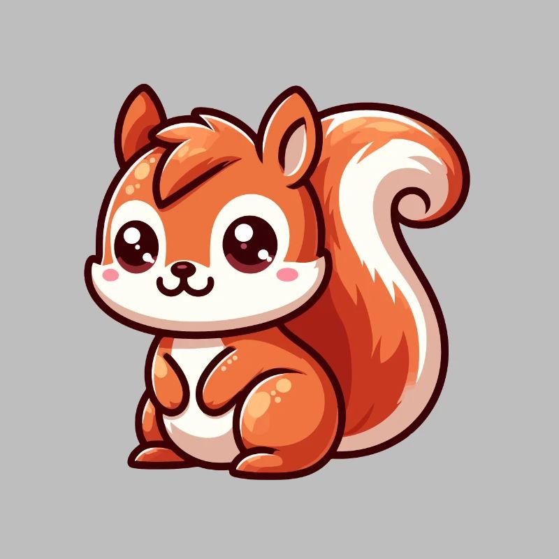 Kleines süßes Eichhörnchen