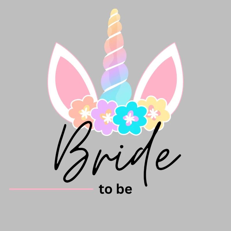Bride to be mit Einhorn Krone