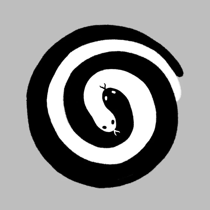 Yin-Yang Schlangen