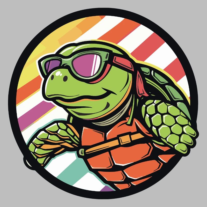 Schildkröte Comic Cool