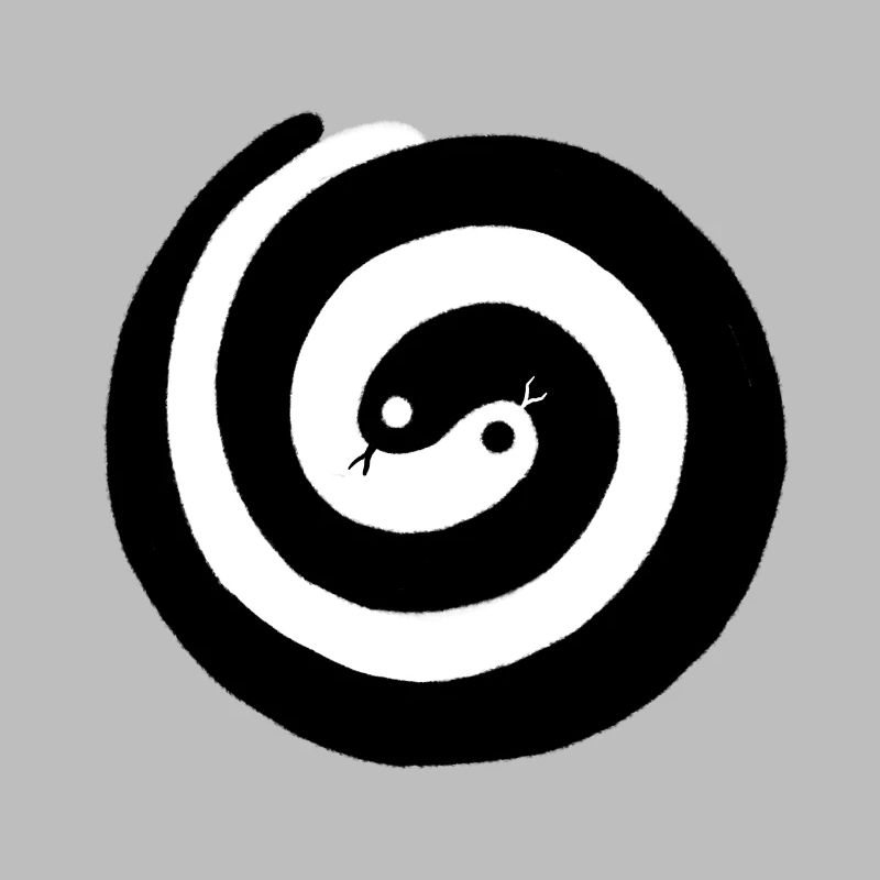 Yin-Yang Schlangen