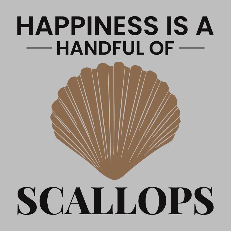 Scallop Seashells Collector Beachcomber Shellfish