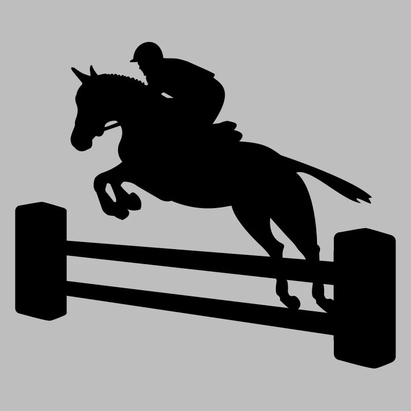 Springreiter einfarbig