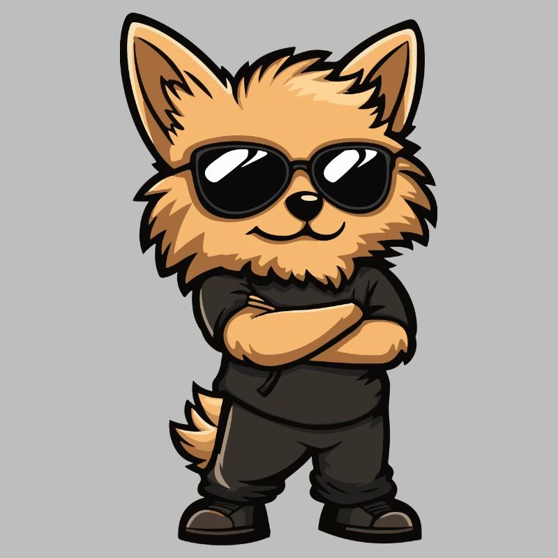 Zwergspitz Hund Comic