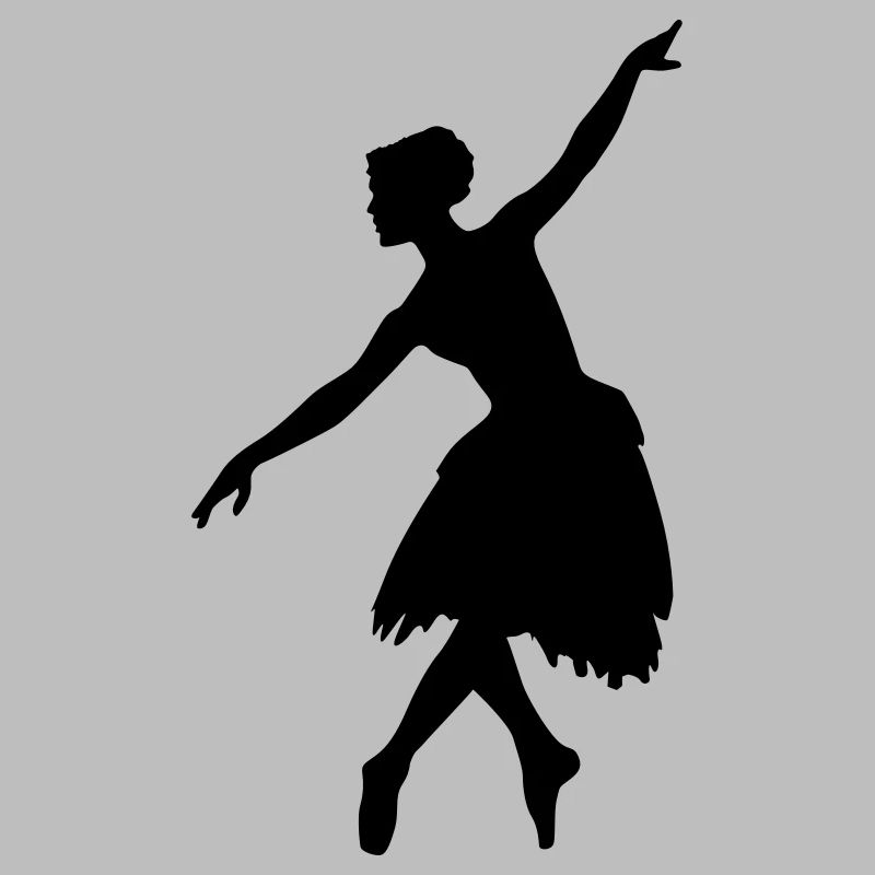 Vector Ballet dancer Silhouette