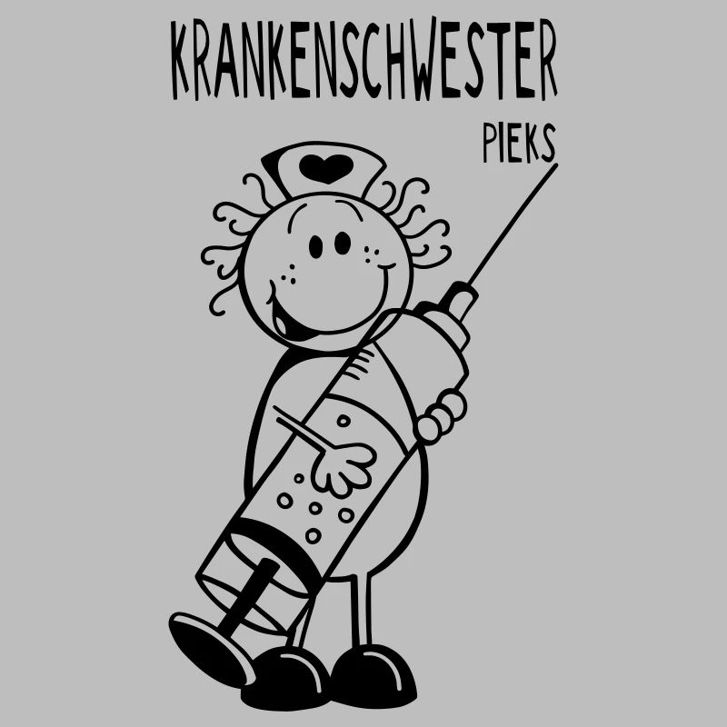 Krankenschwester mit Spritze - Geschenk