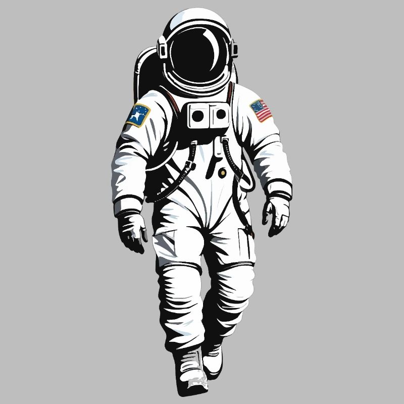 Astronaut - Beruf Design Sticker