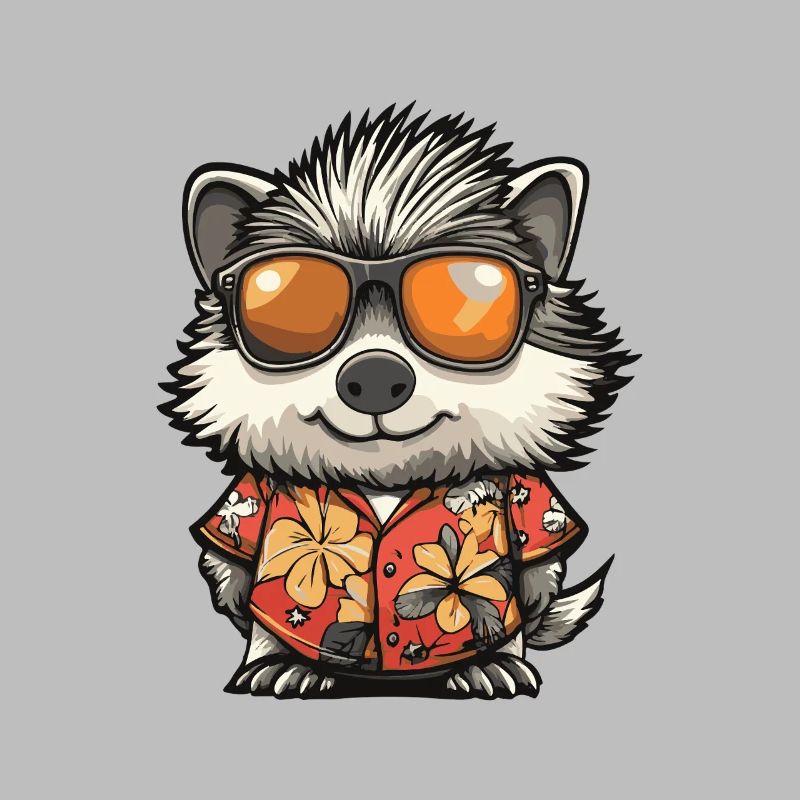 Igel Comic Cool Sommer