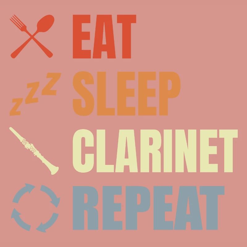 Eat Sleep Clarinet Repeat
