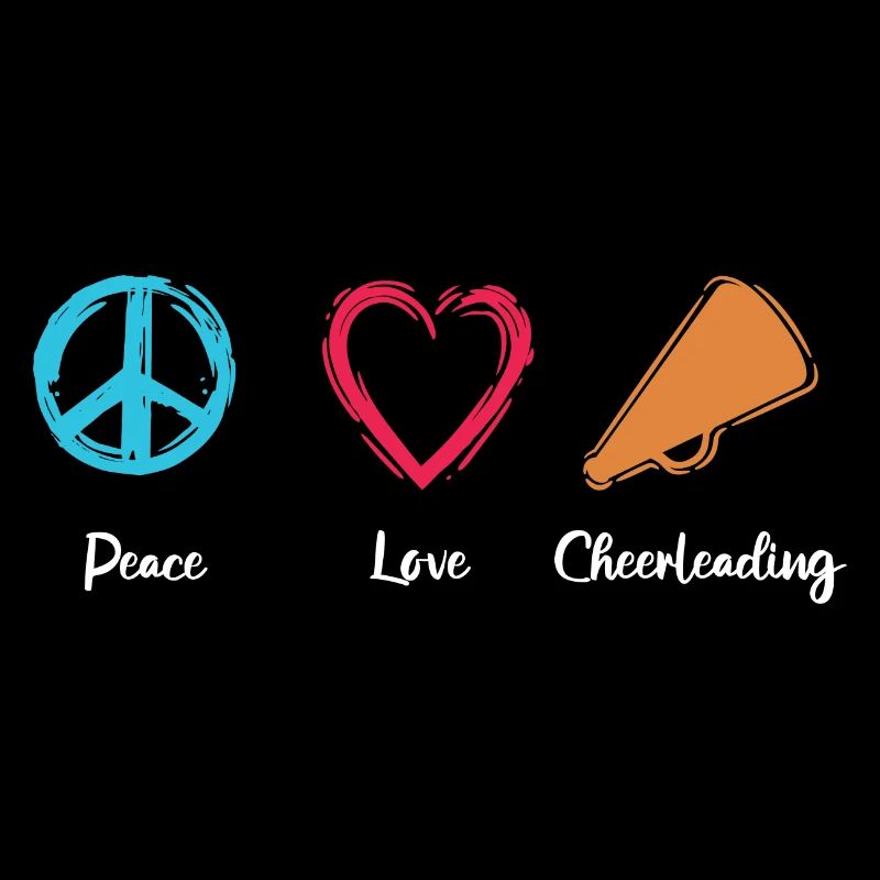 Frieden Liebe Cheerleading