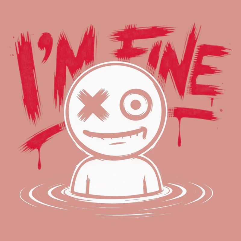 I'm fine. Everything is fine – lustiger Spruch