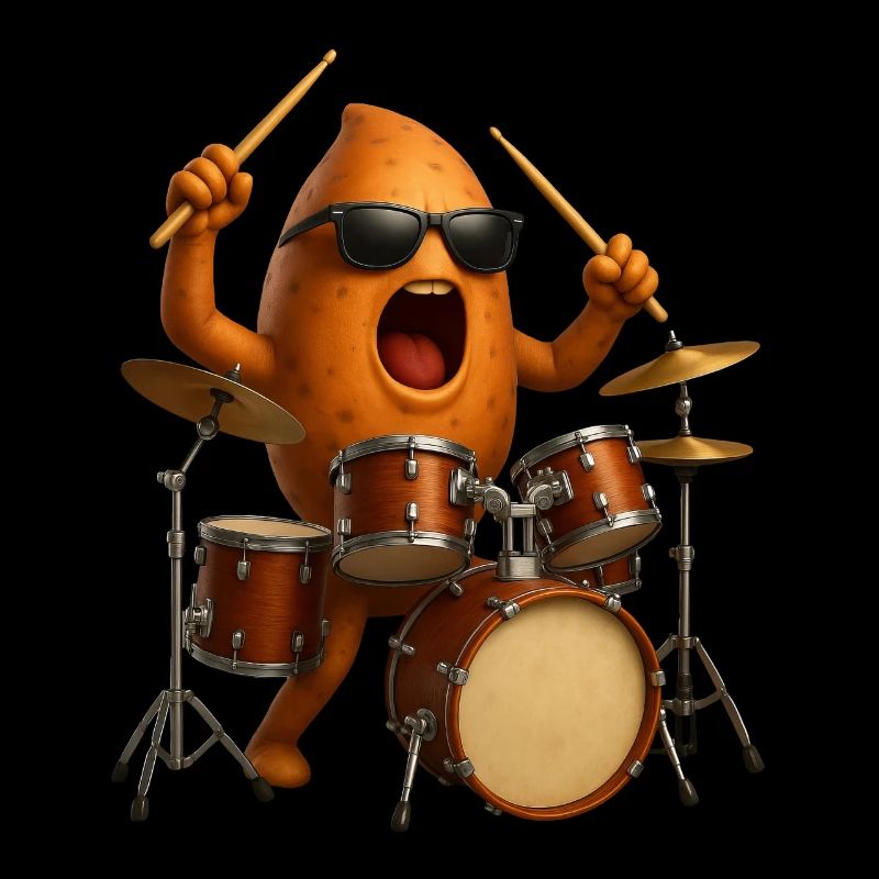 Fûts de patates douces