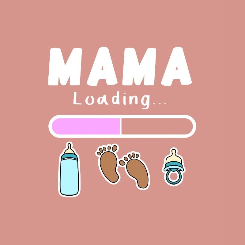 werdende Mutter - Mama wird geladen
