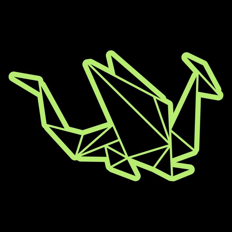 Origami: stolzer Drache