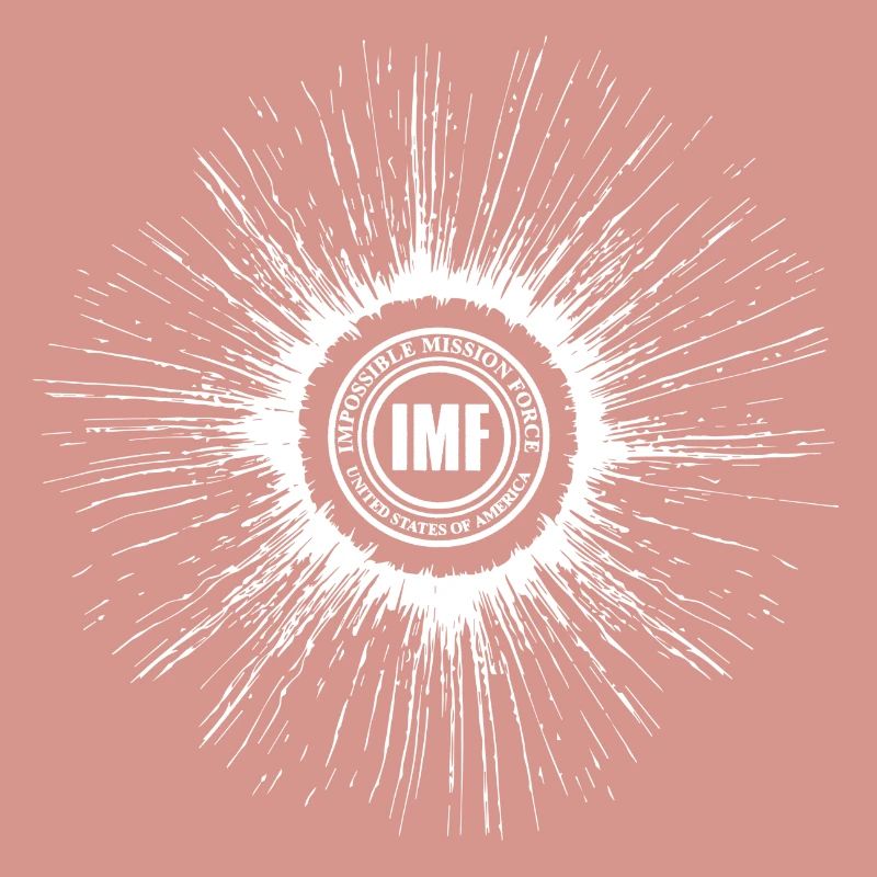 Mission Impossible Dead Reckoning Logo Blanc IMF
