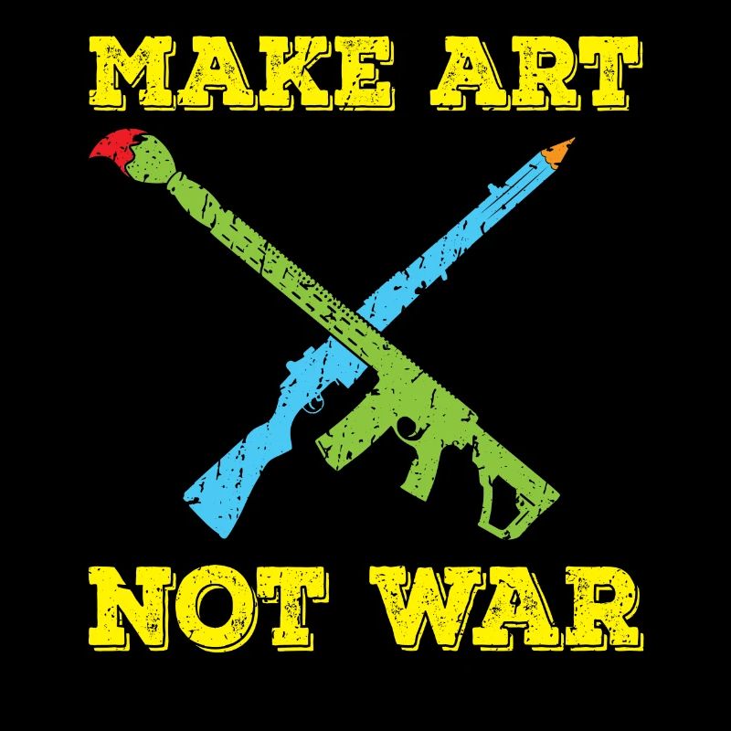 Art Art Peace Peace War Statement Gift
