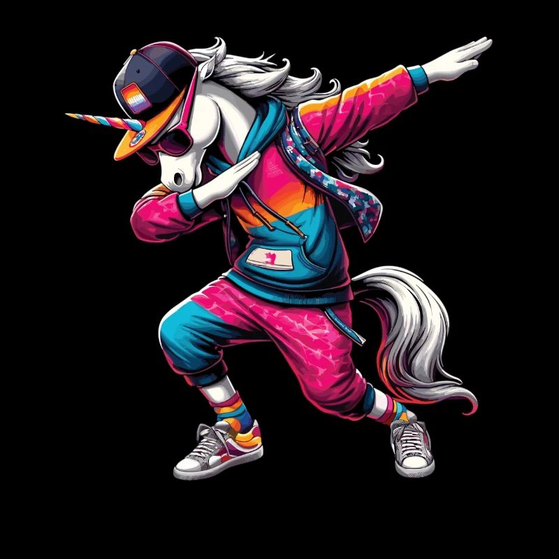 Einzigartiges Dabbing Einhorn Shirt