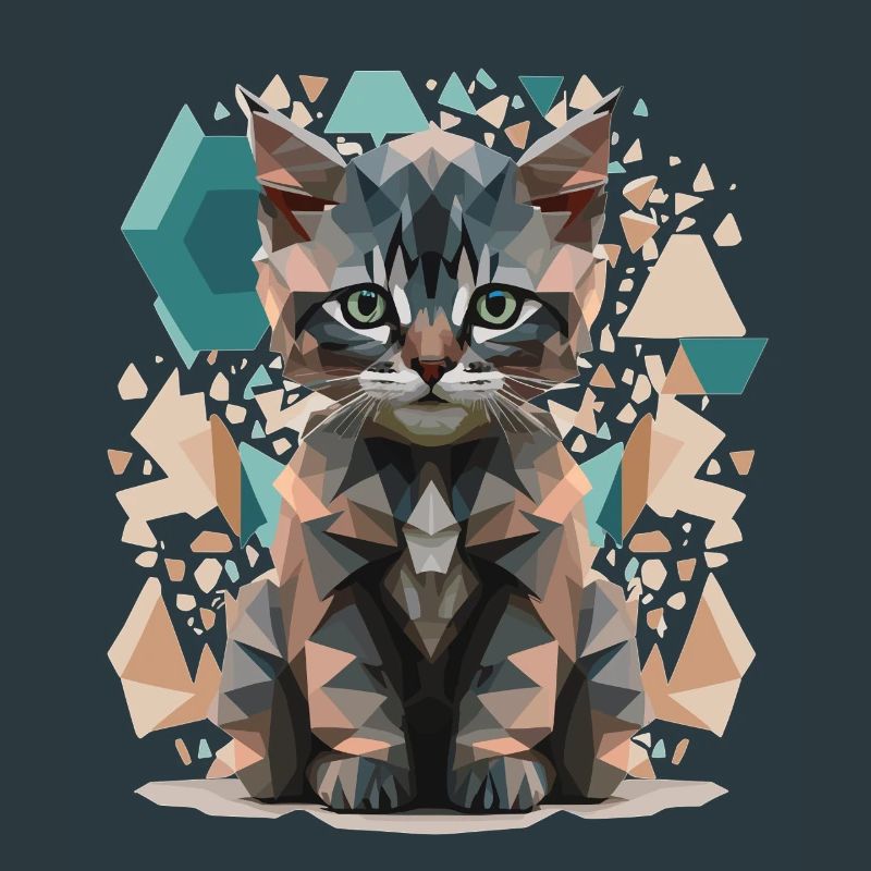 L’art des chats Low-Poly