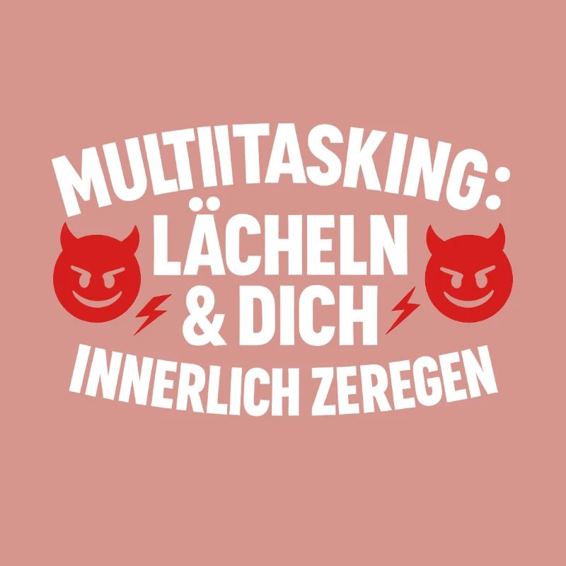 Multitasking Internally disassembling smiles