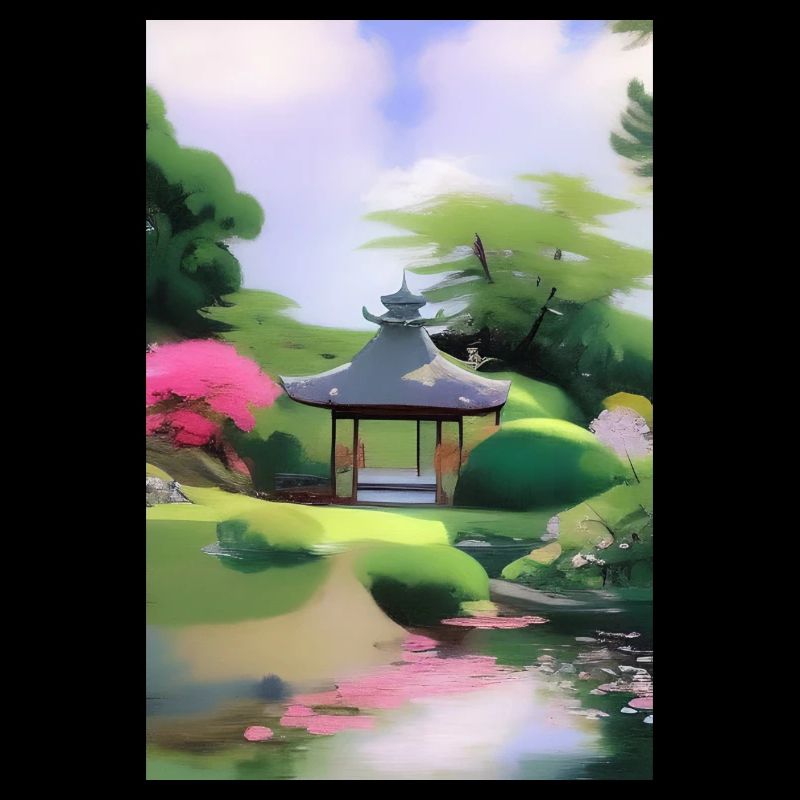 Chinesischer Zen Garten