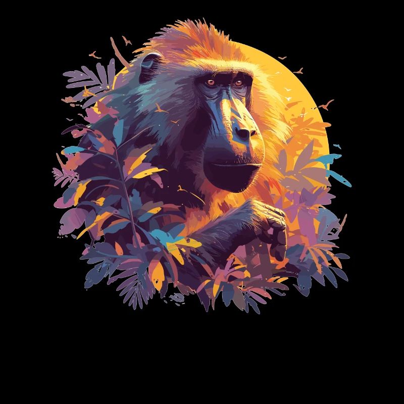 Baboon Paviane Pavian