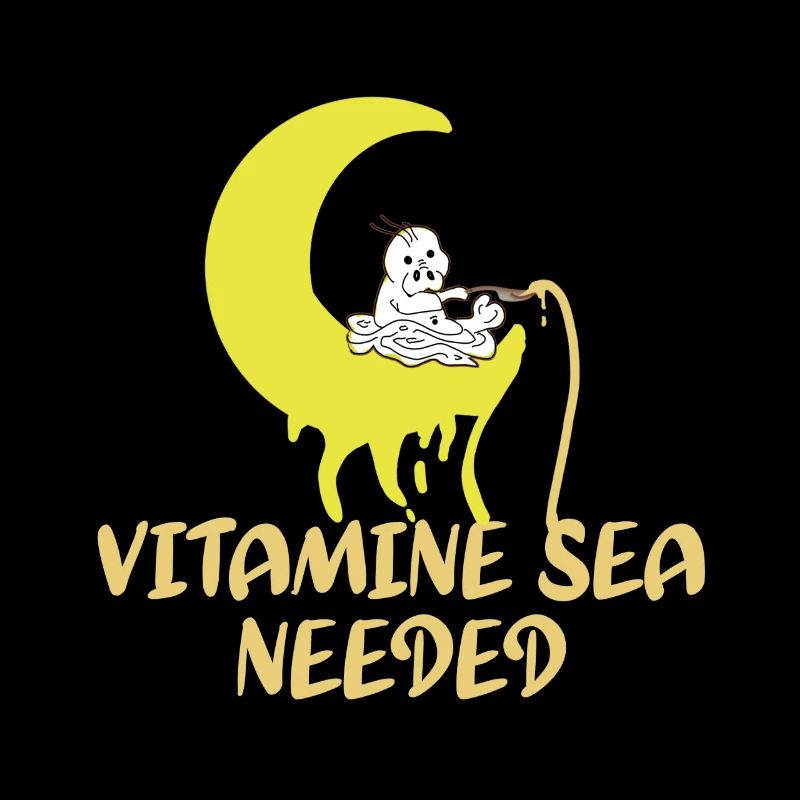 Vitamines Océan Utilisé Drôle