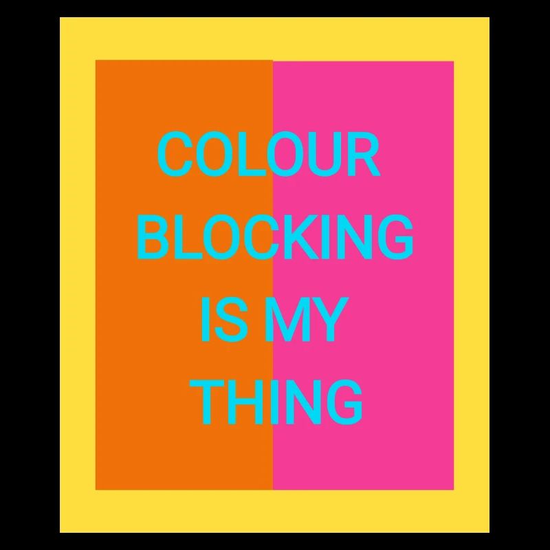 colour blocking