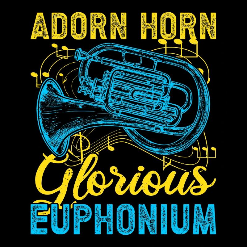 Euphonium Adorn Horn Glorious Euphonium Baritone