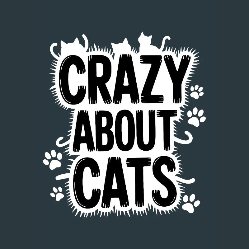 Fou de chats Katzen