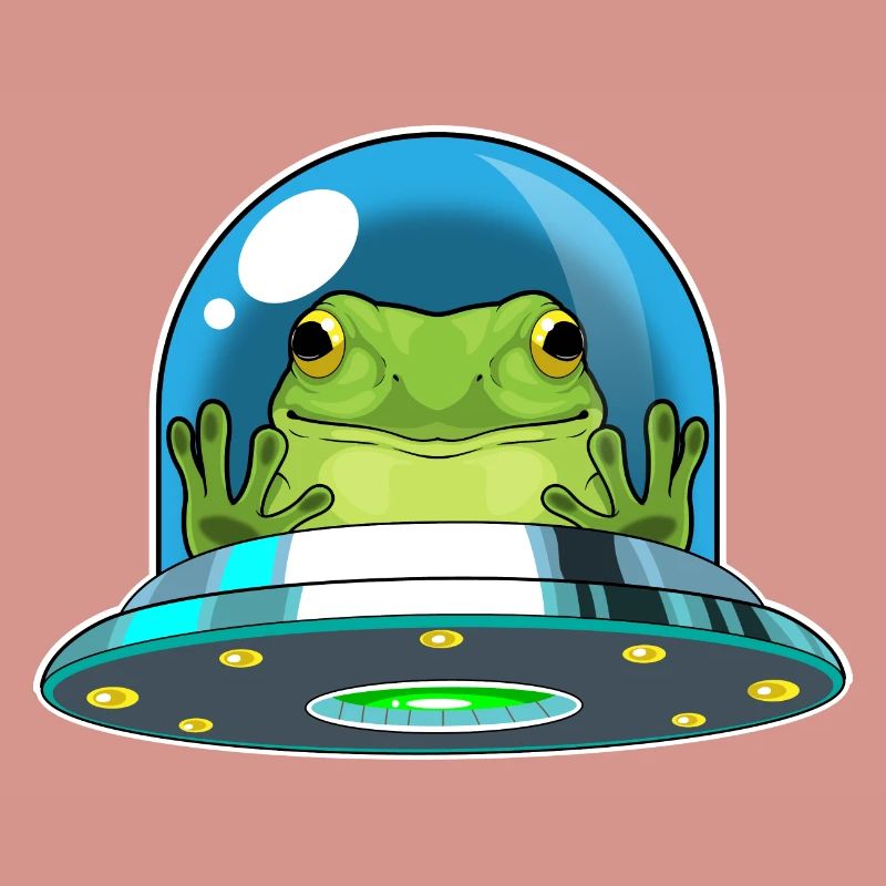 Frog Spaceship Space
