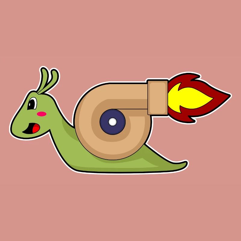 Escargot Jogger Jogging Rocket