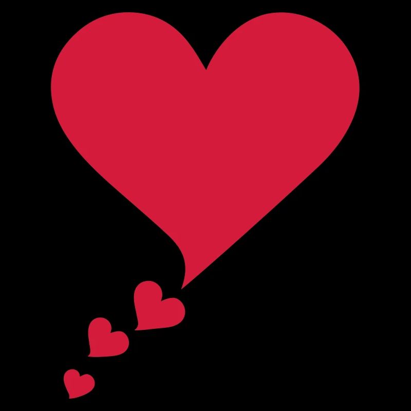 Text bubble hearts, comic bubble, speech bubble,