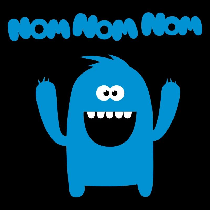 Om nom nom nom - monstre