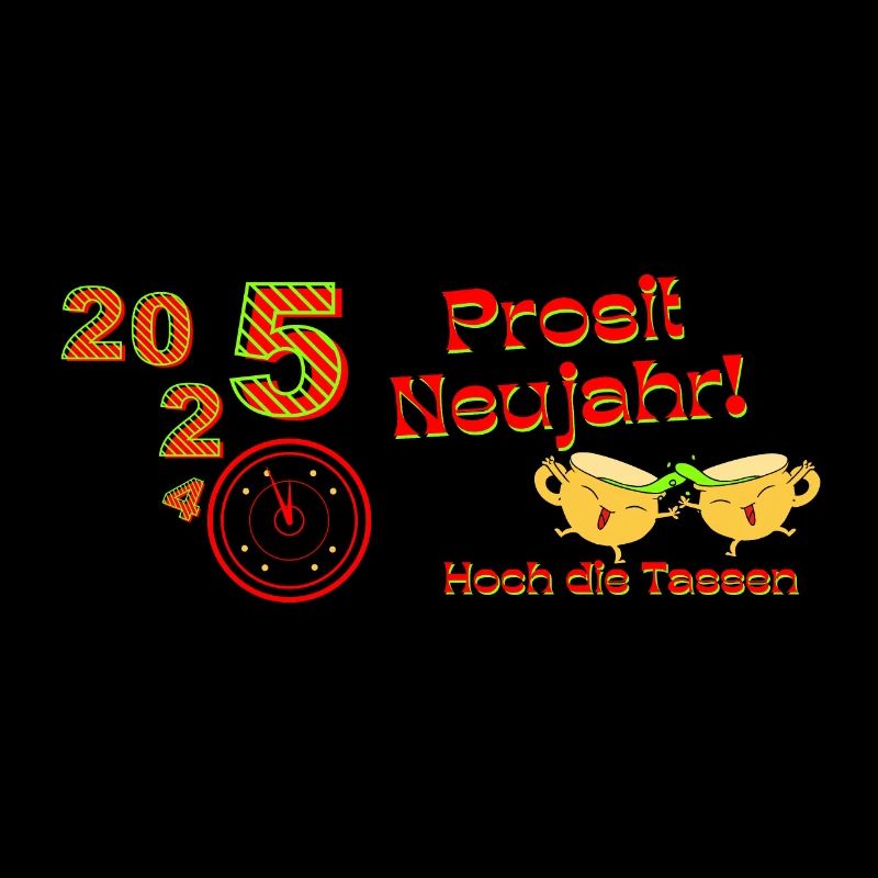 Prosit Neujahr 2025 alkoholfrei feiern Silvester