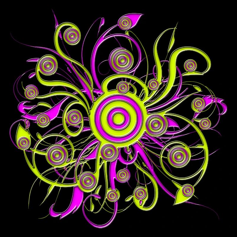 psychedelic flower