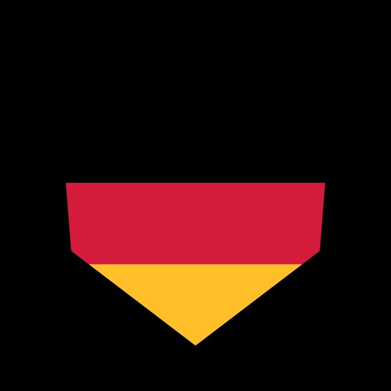 text schild wappen form button 3 farben deutschlan