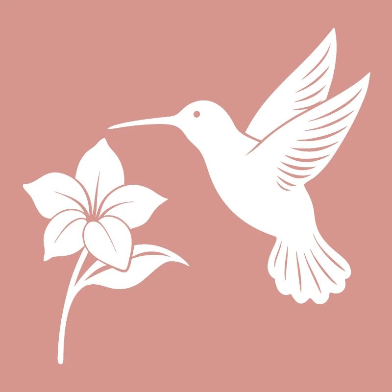 Kolibri und Blume