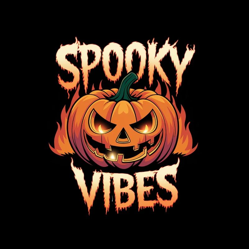 Gruselige Kürbislaterne – Spooky Vibes