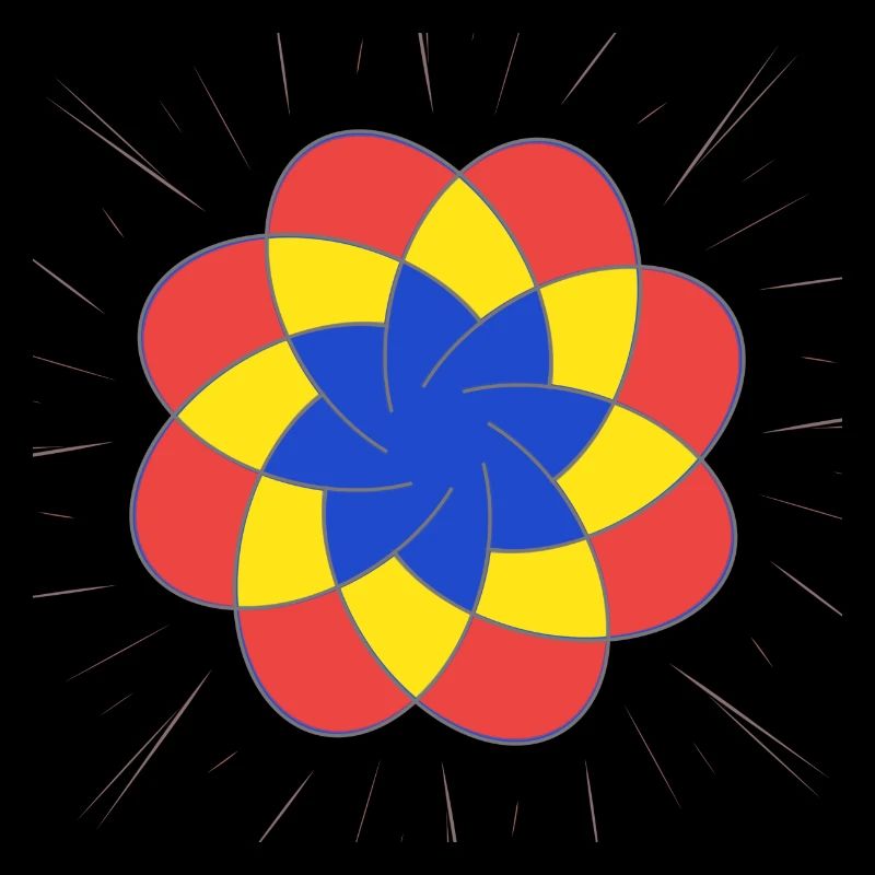 Abstract with a pattern