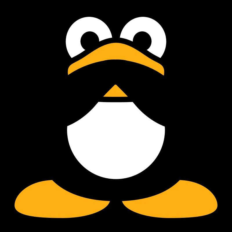 Pingouin Rien parlant Mains silencieuses Couvrant la bouche