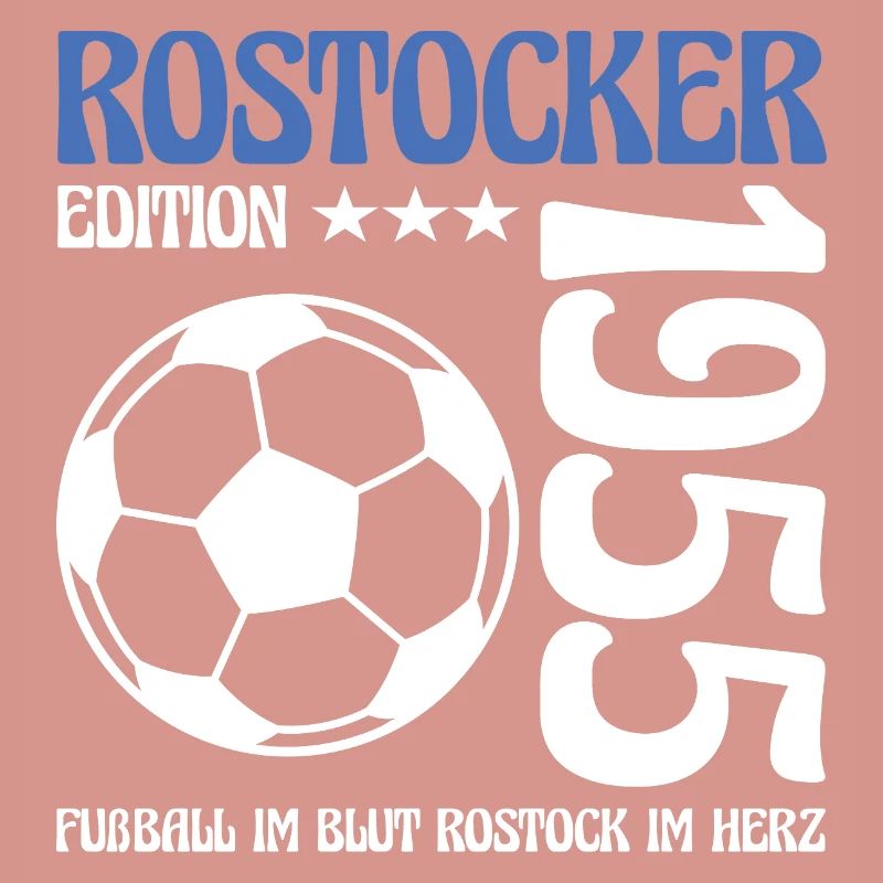 Rostocker Geburtstag 1955 Fußball Geschenk