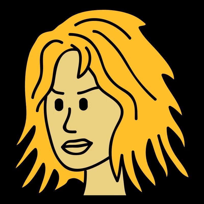 Angry Woman Face
