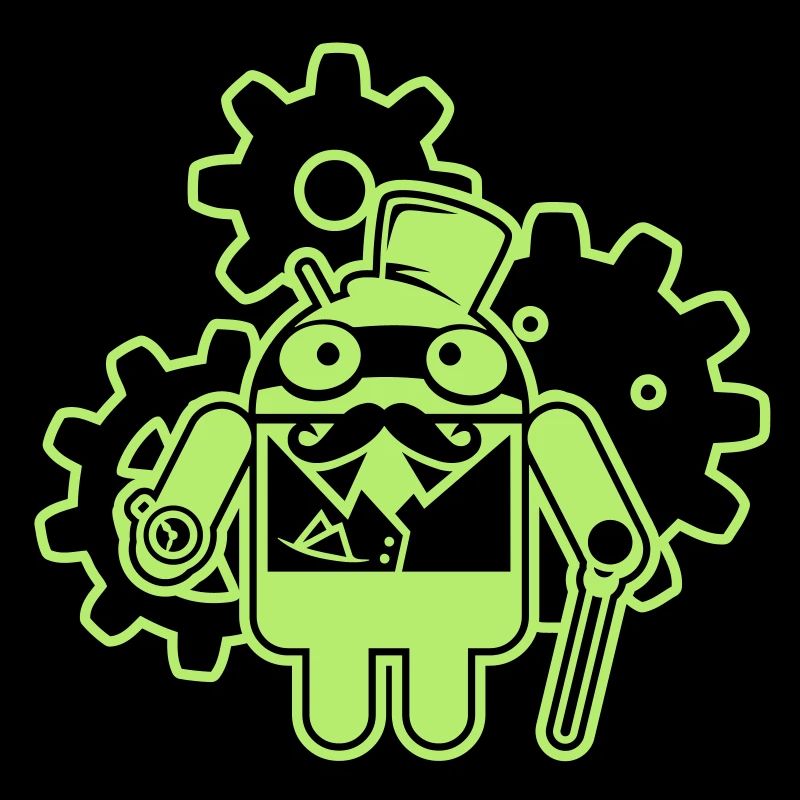 steampunkandroid_mono_light
