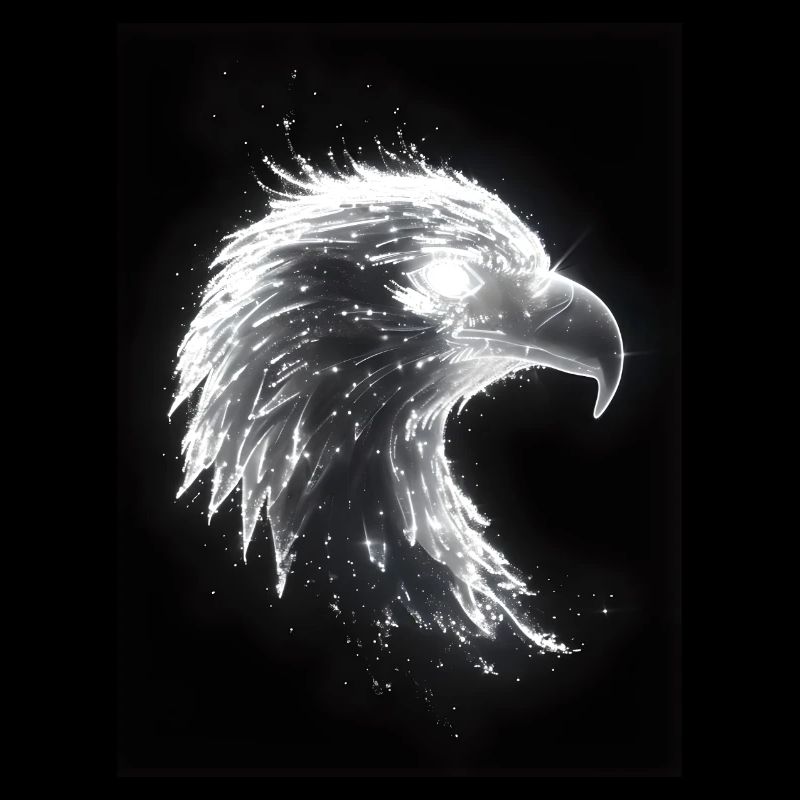 Cadeau Eagle Neon Glow