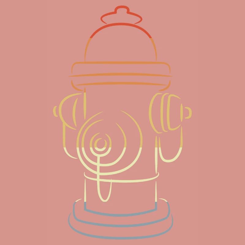 Retro Feuerhydrant