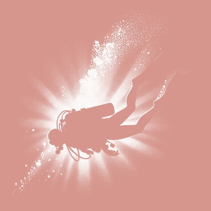Plongée Light Beam Silhouette Design