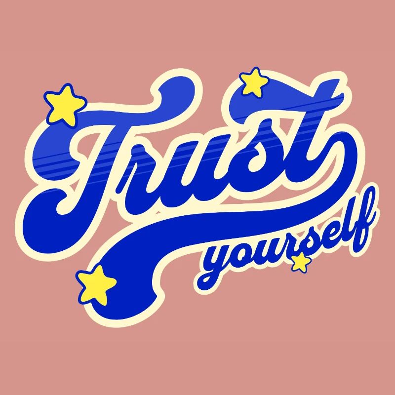 Self-Confidence Starry Script