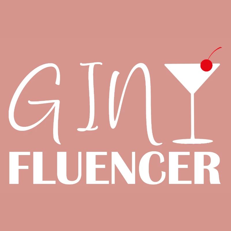 Ginfluencer Gin Statement Gin Drinker Saying