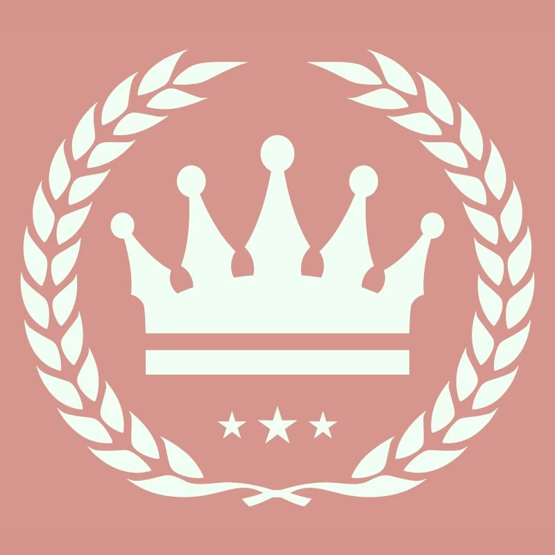 Conception de l’emblème du feuillage de la couronne